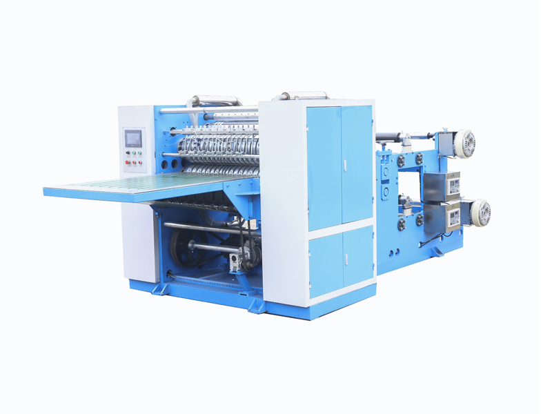 Double-fold extraction aluminum foil folding machine