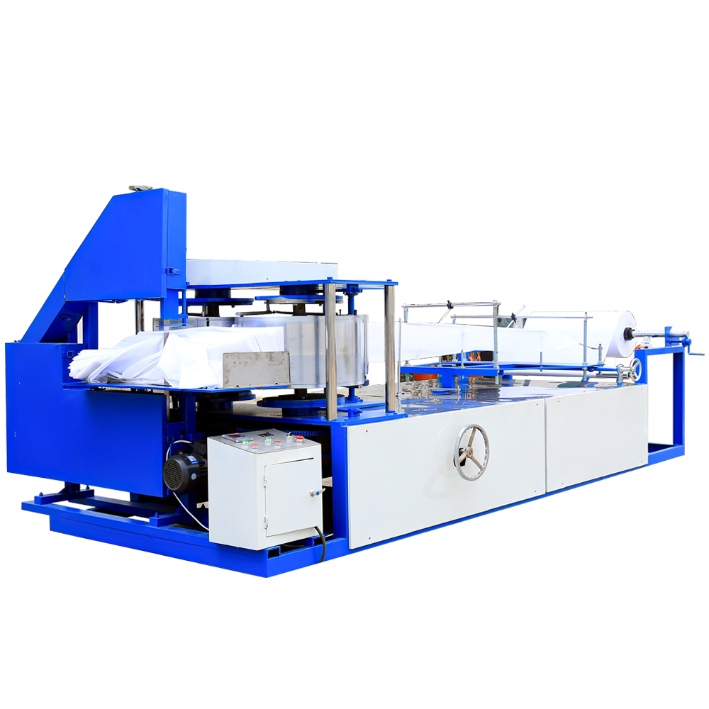 Non-woven fabric folding machine