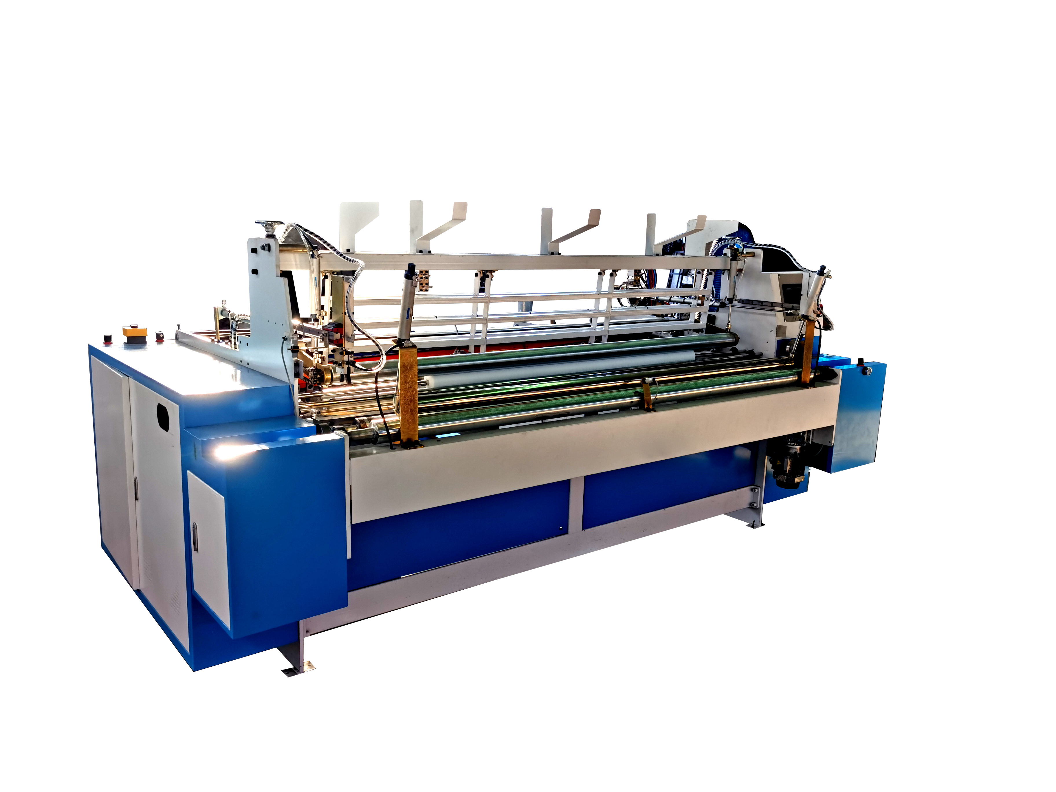 Non-woven fabric spot-break rewinder