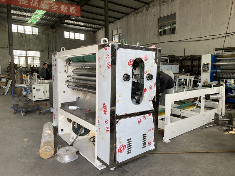 Extraction type cotton soft towel production line